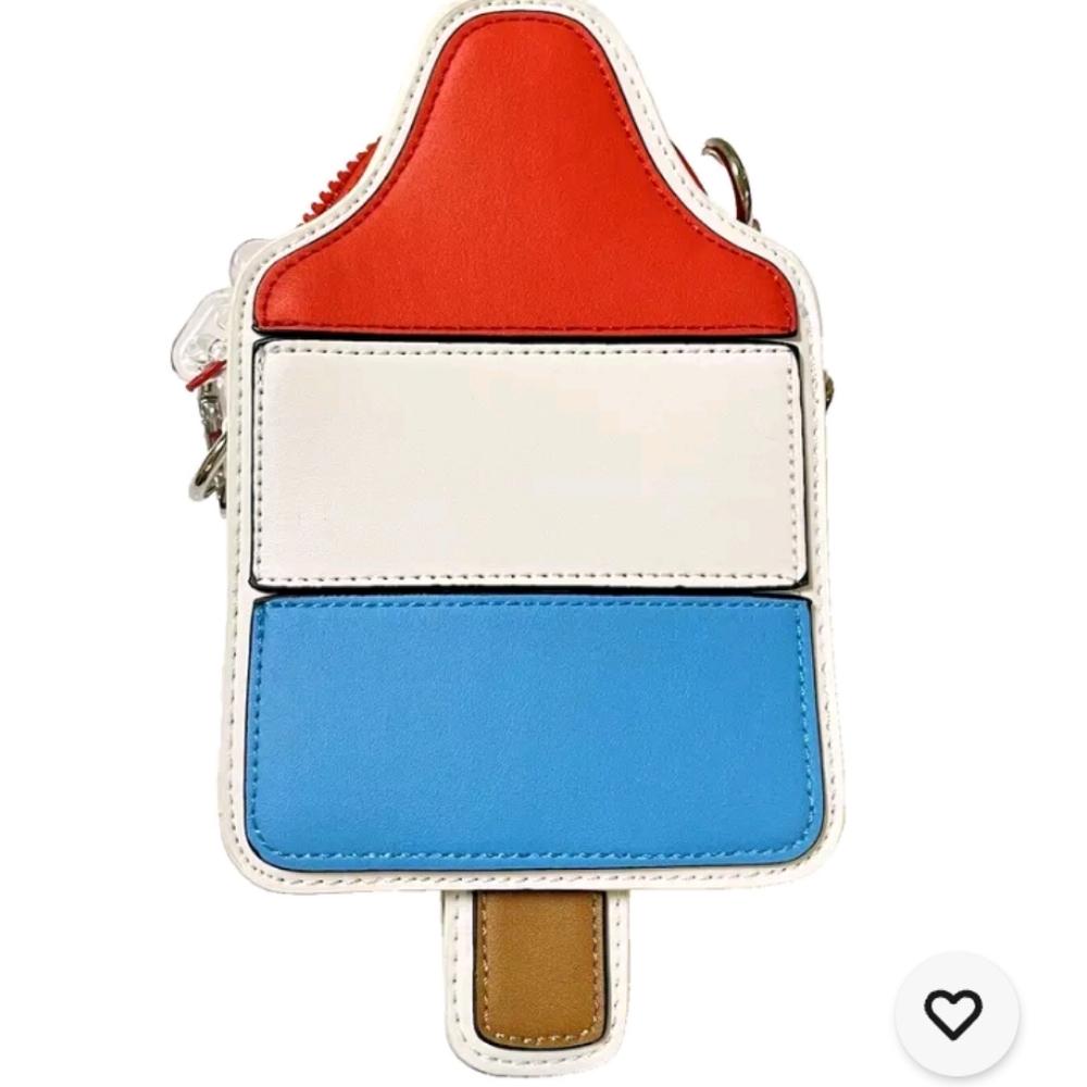 4th of July 2024 popsicle patriotic mini purse Red White and Bl0ue